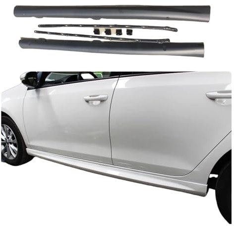 R20 Stil ABS Racing Auto Bodykit Seitenschweller Kompatibel for VW Golf 6 MK6 GTI R20(Candy white)