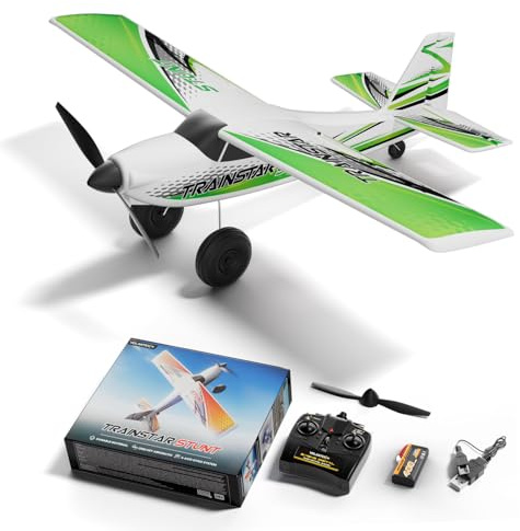 volantexrc 2,4 GHz 500mm RC Flugzeug RTF für Anfänger und Erwachsene, RC Plane Spielzeug mit USB-Aufladung (Grün)