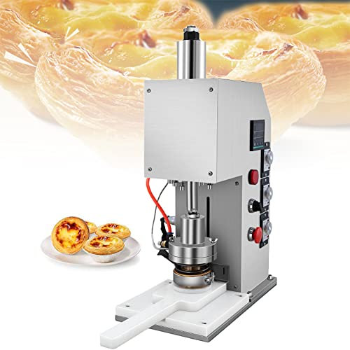 XCSCUK Pressa Continua Commerciale per crostata all'uovo, Macchina semiautomatica per la Produzione di crostate all'uovo, con rilevamento Automatico