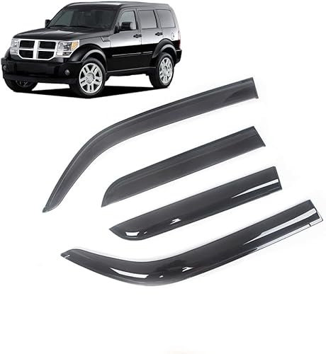MXQCLSA 4 Stück Auto Autofenster Regenabweiser, Für Dacia Duster 2010-2025 Windabweiser Luftabweiser Regenabweiser Seitenfensterabweiser