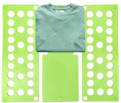 Boîte de pliages de chemise - dossiers de vêtements de 40 cm, planche de pliages pour les vêtements de l'ABS, organisateur de blanchisserie pour chemises, T -shirts et pulls, aide pliante pour les adu