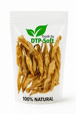 Kaninchenohren ohne Fell für Hunde 1 kg - getrocknete Hasenohren als natürlicher Hundesnack - proteinreicher Kausnack aus Kaninchen für Zahnpflege Barf und Kauen
