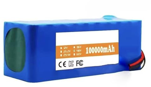 48V 100Ah Bateria para Bicicleta Electrica, Ebike Batería PVC Impermeable Batería De Alta Potencia con Cargador para 200W 350W 400W 500W 750W 800W Motor 48V 100Ah,XT60+DC