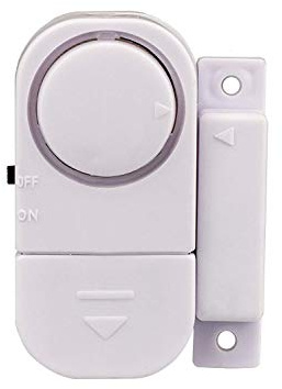 Tür- Fenster- oder Vitrinenalarm mit schrillen 90 dB lauten Alarm zum Schutz vor Dieben und Einbrechern, ohne verkabeln, 8 Stück von Kobert-Goods