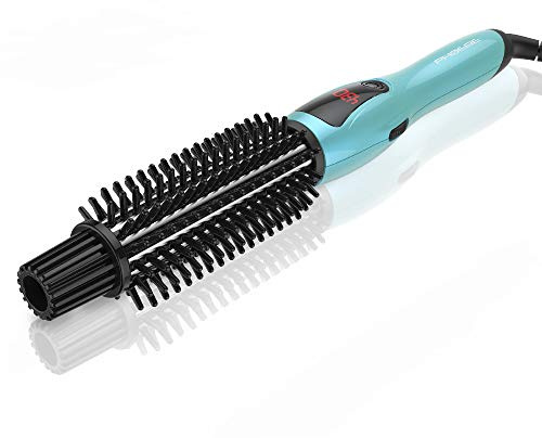 PHOEBE Curling Iron, Dual Voltage Travel 1 Inch Ceramic Tourmaline Ionic Hair Curler Hot Brush, Professional Anti-Scald Instant Heat Up Curling Wands, Heated Styler for Long Hair