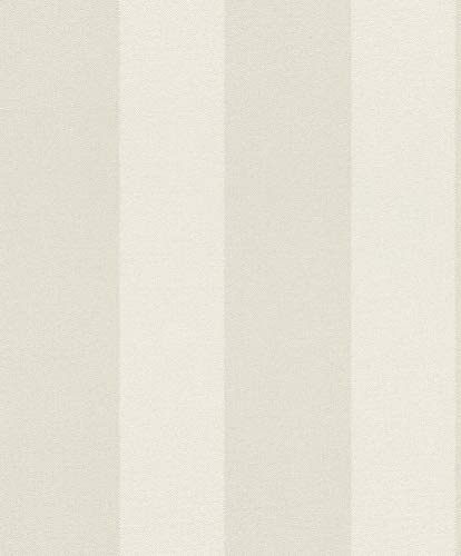 Rasch Tapeten Vliestapete (universell) Grau creme 10, 05 M x 0, 53 M Tapetenwechsel 633467