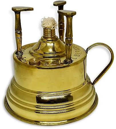 Elbaramony Al Bramony Messing Kupfer Türkisch Griechisch Kaffee Alkohol Brenner Maker Tischplatte Tischplatte mit Messinggriff arabisch arabisch massiv groß handgehämmert handgefertigt ägyptisch