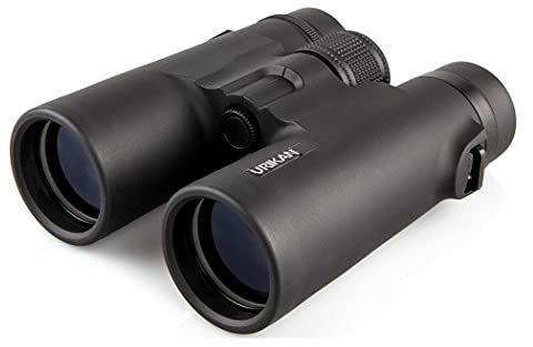 Jumelles PRISKA 10x42 – BaK4 Multicouches, Étanches Waterproof, Grand Champ de Vision 101 m, Observation Nature, Randonnée & Ornithologie
