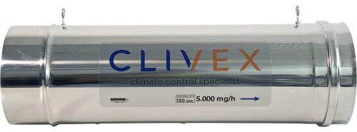 Clivex Ozoduct 150mm (5000mg/h) Generador de Ozono