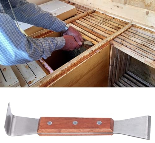 Hive Tool, Bienenstock Schaber Werkzeug Imker Abstreicher Imkereibedarf Imkerwerkzeuge Ausrüstung Imker Stockmeißel Werkzeug Edelstahl Schaber Bienenzucht Bienenstock Schaber Schaber Ausrüstung