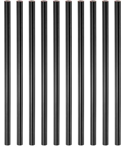 QUARKZMAN 10pz Cucito Marcatura Matita Acqua Tessuto solubile Matita Gesso Pulitura Trapuntatura Matite Cucito Lavabile Marcatura Matita per Sarte Cucito Fai-da-Te Artigianato, Nero