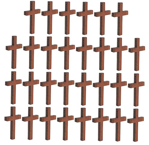 Operitacx 30stücke Kreatives Teiliges Aus Retro Kreuz Anhängern Für Schmuck Dekorative Für Bastelprojekte Geeignet Für Partys Reisen Und Tägliches Tragen Für Religiöse Symbole