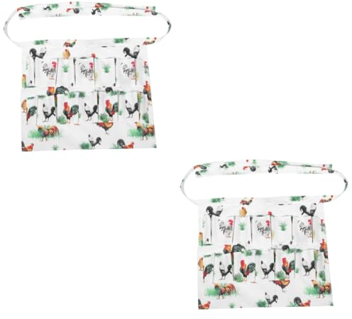 TOPBATHY 2St Schürze zum Sammeln von Eiern Eier sammeln Schürze Eier sammeln Taschenschürze Eiersammelhalter lila Ballettröckchen Eierschürze für Frauen mit frischen Eiern Hühnerschürze