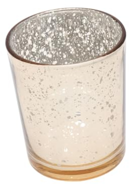 Yardenfun 2stücke Glas-kerzenhalter Für Teelichter Goldfarben Tischdeko Retro-design Passend Für Stumpenkerzen Votivhalter