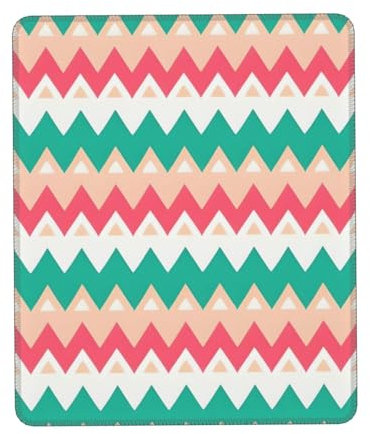 Colour Curve Ripple Chart Square Mouse Pad, &%Non-Slip Washable Rubber Base Mouse Pad for Office Laptops 10 X 12 Inch