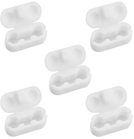 Roller Blind Cord Connector Clips – Replacement Clips for Pull Cords, Fits 4.5mm Roller, Roman, and Vertical Blinds (5 Pack, Plastic)