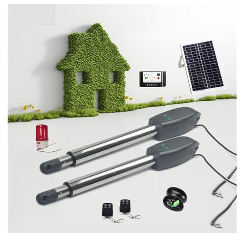 Moteur Portail, 400 kg automatique double bras électrique porte battante ouvre-porte opérateur moteur actionneur plus proche ouvre-porte battante for la sécurité à domicile/ferme/garage/entreprise ,po