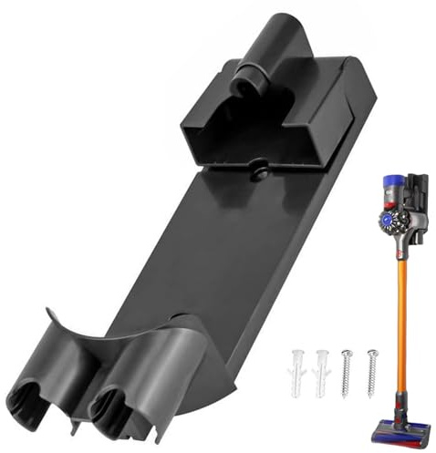 Support mural compatible avec l'aspirateur Dyson V7/8, accessoire de support pour aspirateur en plastique Support de charge (32x10cm)