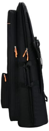 Zerodeko Bolsa Doble Hombro Gran Capacidad para Trombón Portátil en Tela Oxford y Terciopelo Negro, Diseño Creativo para Transporte Cómodo en Conciertos y Ensayos