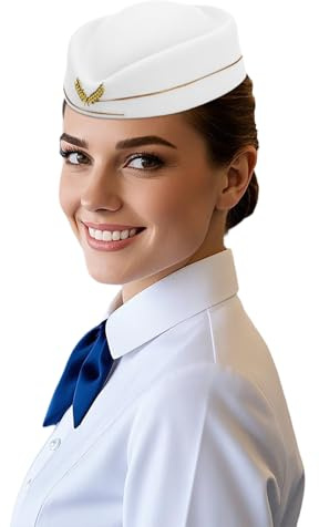 Generisch 2026 Fashion Style Ceremonial Hat Flight Attendant Hat Hotel Receptionist Beret Hat