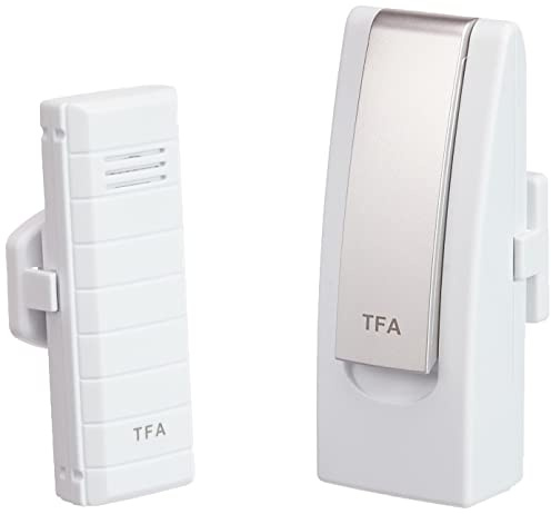 TFA Dostmann Weatherhub Starter-Set mit Temperatursender, 31.4001.02, SmartHome, einfach installierbar, Weiß
