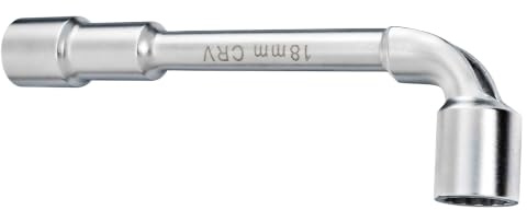 Karx 07031 Clé à pipe débouchée en Chrome Vanadium 18 mm