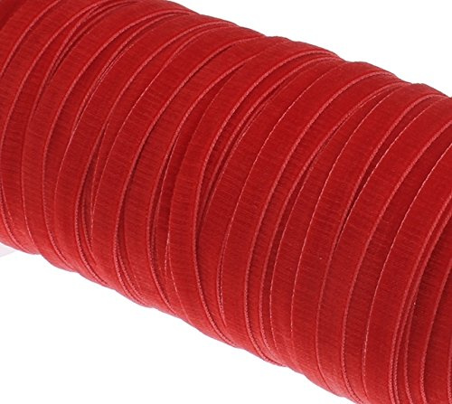 Perlin Samtborte Schmuckband Schleifenband Zierband Zierborte15 Meter Samtband 6mm Borte Band ROT C190