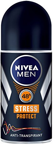 Nivea Men Stress Protect Déodorant à bille (3 x 50 ml), pour homme