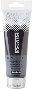 Schmincke AKADEMIE Acryl color Eisenoxidschwarz in 120 ml-Tube, 23 770 012