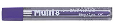 Pentel multi 8 color 2 mm lead refill, viola (ch2-v)
