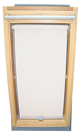 Hochwertiges Sichtschutzrollo Rollo für Velux RHL/RHU-EP GGU,GPU,GHU,GTU UK08 weiss // Sichtschutzrollo/Sichtschutz-Rollo/Fensterrollo