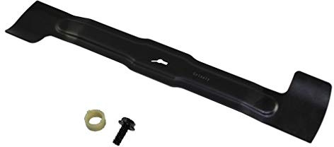 Lame de rechange Convient pour Einhell BG Tondeuse à Gazon électrique EM 1643 Couteaux/Lame de rechange avec couteau Vis/Spare Blade with Screw
