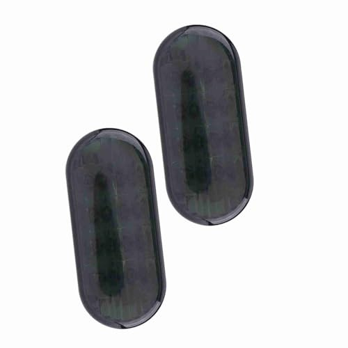 Qiilu 1 paire de Feux de position latéraux à LED Ambre pour voitur, Lumière du marqueur latéral pour MK4 B5 B5.5 (Lentille noire)