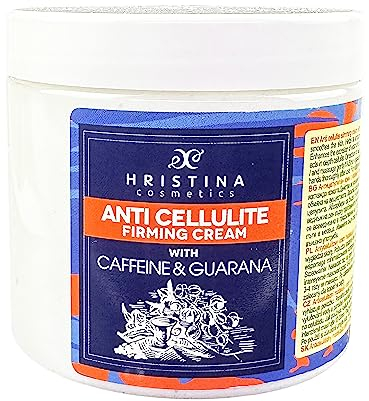 Anti-cellulite cream with caffeine and guarana | Removes cellulite, firms, tones, perfect for anti-cellulite treatment of legs, buttocks, thighs, belly | 200ml