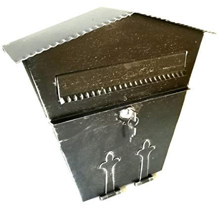 Cassetta Postale in Ferro Battuto - Art. 6022 - Cassette postali con fissaggio a parete - Cassetta per Lettere in Ferro Battuto