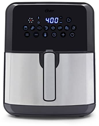 Oster DiamondForce Nonstick XL 5 Quart Digital Air Fryer, 8 Functions with Digital Touchscreen