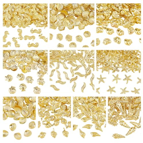 OLYCRAFT Buchstaben Harz Füller Buchstaben Cabochons Gold Nagel Charms Alphabet Füllung Zubehör Harz Charms für Harz Schmuckherstellung