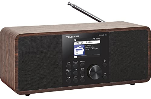 Telestar DIRA S 24i Radio Digital Dab+/FM Procesador de Sonido de Radio por Internet (DSP)