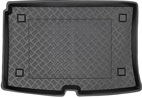 MOTOS Tappeti in PE per bagagliaio adatto per Fiat Qubo 2007-2020 Migliorate il vostro comfort di viaggio con il resistente tappetino per auto - tappetino per bagagliaio per tutte le stagioni, protezi