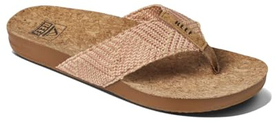 REEF Femme Cushion Strand Tongs, Rose, 37.5 EU