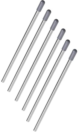 Spülmaschinen Stab Einsatz, 6 Stück, 28 cm Länge, Edelstahl Halterung passend für die meisten Spülmaschinen, Weinglas, Bierglas, Soda Glas, Flaschenständer für Geschirrkorb, Flaschenhalter Geschirr