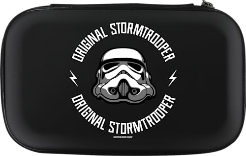 Offiziell lizenziertes Original Stormtrooper, offiziell lizenzierte Darttasche, Aufbewahrungstasche, erhältlich in mehreren Designs., Schwarz , Thema