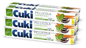 Cuki Pellicola Superaderente, 6 Confezioni da 25 metri