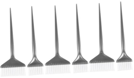 Beavorty Haarfärbekamm im Salon und Breiter Öffnung 6 Stück aus Kunststoff für Gleichmäßiges Auftragen mit Langem Griff und Zuhause