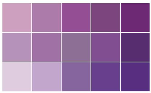 Ulticool Adhesivos para azulejos impermeables – Colores púrpura y rosa – 15 x 15 cm – Paquete de 15 adhesivos autoadhesivos para azulejos hechos de película – para pared de baño – Pared de cocina