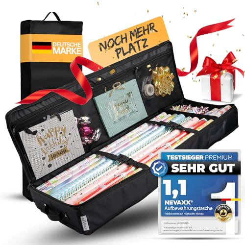 neVaxx-Geschenkpapier Aufbewahrung - Organizer aus 600D Oxford Gewebe