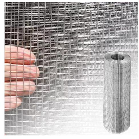 VXHCS Drahtgitter Metallgitter, 6mm Loch-Balkon-Schutznetz, Treppengeländer-Schutzmasche, Dekorativer Metalldraht für Zuhause (1.2x2m)
