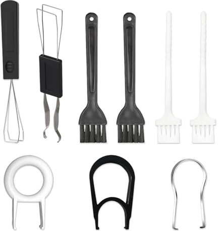 Set de 5 Extractor de Teclas con 4 Cepillos, Removedor de Teclas y Extractor de Interruptores para Limpieza de Teclados