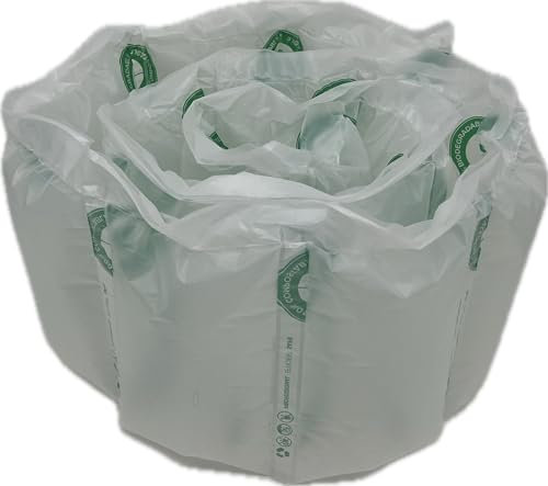 330stk BIO Luftpolsterkissen 100% kompostierbar umweltfreundliches Verpackungsmaterial Lufttaschen Füllmaterial trennbar