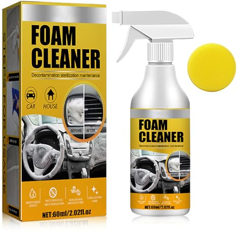 Multi-Purpose Foam Cleaner, Foam Cleaner, Multi Purpose Foam Cleaner Spray Interior Car Cleaner Foam Refinisher Cleaner for Car (1)